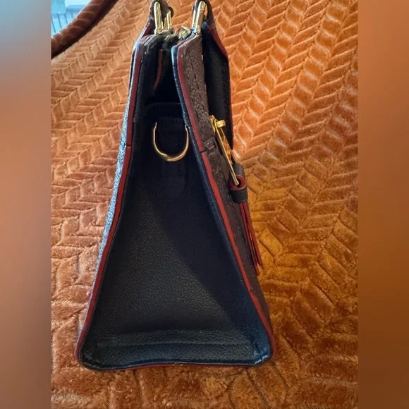 Louis Vuitton Navy and Red Empreinte Sully PM Bag with COA - Picture 6 of 16